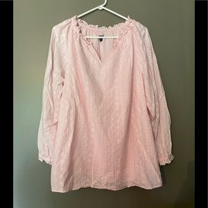 ** Clearance ** Talbots Plus Size Long Sleeve Blouse